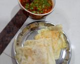 A picture of step 6 of Neer dosa.