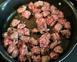 A picture of step 2 of Tinklee's. Easy Sausage Pasta.