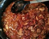 A picture of step 4 of Tinklee's. Easy Sausage Pasta.