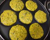 A picture of step 2 of Cabbage Mini Pancakes with Besan or Chickpea Flour.