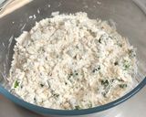 A picture of step 2 of Spring Onion-Sesame-Oat Crackers.