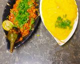 A picture of step 2 of Baingan bharta.