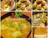 Foto del passaggio 2 della ricetta Zuppa di cavolo romanesco e piselli ♡