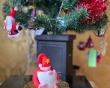 A picture of step 6 of Santa from Terry’s orange chocolate.