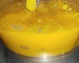 A picture of step 3 of Mango Pudding Delight 3 layered.