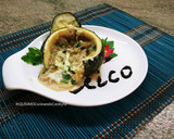 Foto del paso 10 de la receta: Calabacines redondos rellenos de champiñones