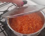 Foto del paso 5 de la receta: Arroz con salsa de tomate y Pollo a la crema ❤