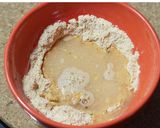 A picture of step 1 of Soyabean ke pakoda.
