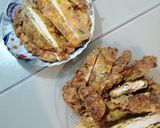 Pas rețetă Șnițel din piept de pui sau carne de porc cu piure de cartofi 7 fotografie