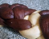Foto del paso 5 de la receta Trenza de brioche bicolor