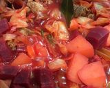 A picture of step 7 of Borscht.