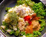 A picture of step 3 of Harabhara Kebab.