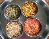 दाल बाटी चुरमा (daal baati churma recipe in marathi) रेसिपी स्टेप 1 फोटो