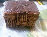 Une image de l'étape 3 de Dessert aux biscuit creme au chocolat.