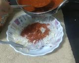 A picture of step 2 of Mumbai street style Chinese Bhel.