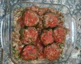 A picture of step 7 of Stuffed Capsicum with Garbanzo beans.
