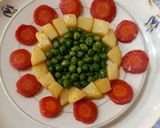 A picture of step 5 of Bangladeshi salad🥕🥕🥔🥗.