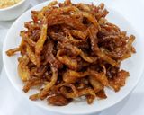 Hình bước làm 2 của món Sườn chay chiên nước tương