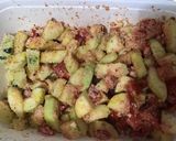 Une image de l'étape 8 de Courgette et tomates au parmesan et épices italiennes.