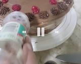 A picture of step 5 of Death by chocolate cake.