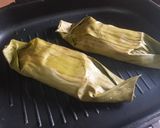 Foto langkah ke 3 dari resep Pepes teri bakar.