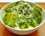 ধাবা স্টাইল পালক পনির বা পালং পনির বা (dhaaba style palang paneer recipe in Bengali) Palak Paneer রেসিপি ধাপ - 10 ছবি