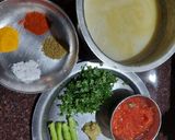 A picture of step 1 of Yellow moong dal.