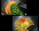 A picture of step 4 of Methi Matar Malai.
