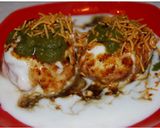 A picture of step 6 of Steamed bikaneri dahi vade.