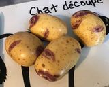 Une image de l'étape 1 de Pommes de terre blue belle au four crème ciboulette citron.