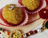 A picture of step 10 of Orange Coconut Laddu.