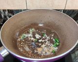 A picture of step 2 of POMEGRANATE FRIED RICE (with brown rice).