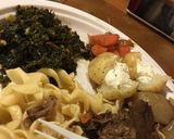 A picture of step 5 of Southern Style Kale Greens.
