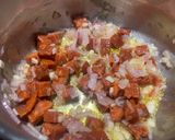 A picture of step 3 of Escargots with Garlic and Chorizo.