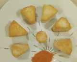 A picture of step 1 of Fried awara(soya beans cake).