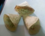 A picture of step 8 of Rice samosa# my unique rice recipe contest#.