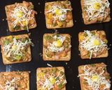 A picture of step 2 of Pizza crackers.