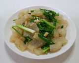 รูปขั้นตอนการทำที่ 5 ของ หนังหมูผัดกังป๋วย