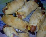 Foto del paso 3 de la receta: Rollitos de salchichas