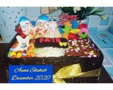 Foto langkah ke 11 dari resep Kue Ulang Tahun Sederhana (Basecake Brownis Kukus Ny. Liem).