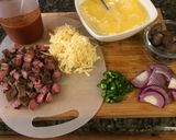 A picture of step 1 of Steak Frittata.