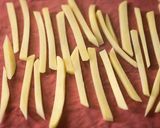 A picture of step 1 of French fries.