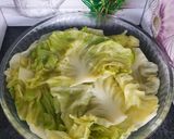 Une image de l'étape 4 de Chou vert gratiné aux champignons 🍄.
