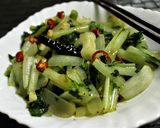 A picture of step 3 of Bok Choy Stir Fry.