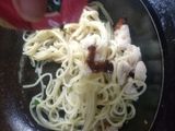 Chicken spagethi aglio olio