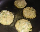 A picture of step 3 of Chickpea rissoles #mashujaarecipe.