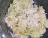 A picture of step 1 of Lauki kofta.