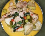 รูปขั้นตอนการทำที่ 10 ของ แกงเผ็ดหมูใส่มะเขือ