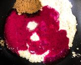 A picture of step 2 of Red Dragon Fruit Sooji Modak.