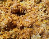A picture of step 10 of Meatballs and Rice.